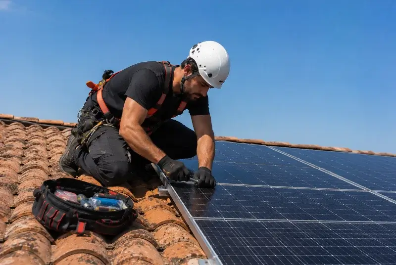 Maintenance et monitoring de panneaux solaires à Vouhé