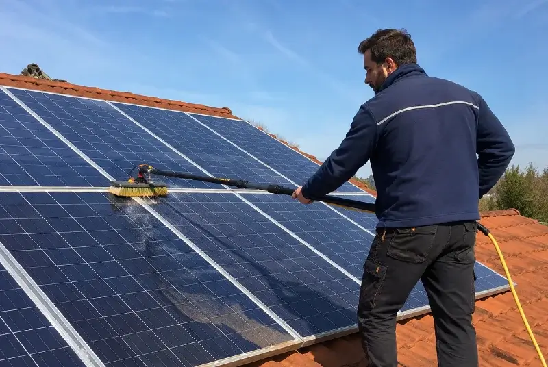 Nettoyage et entretien de panneaux solaires à Vouhé